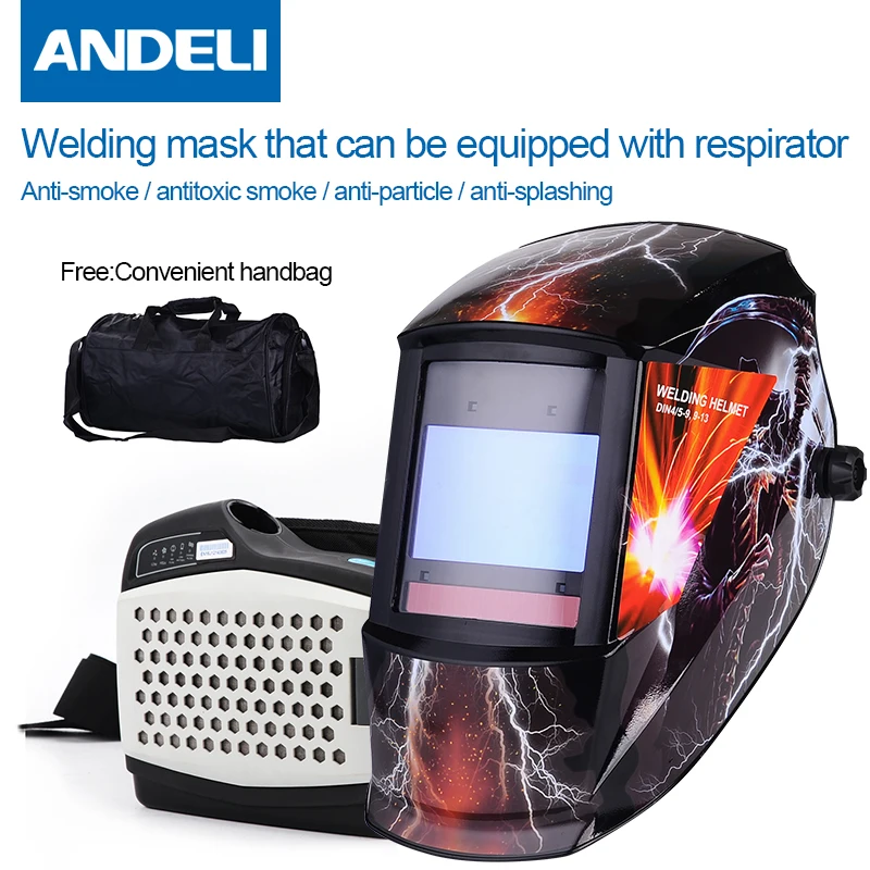 ANDELI Автоматическая переменная фотоэлектрическая панельная маска Регулировка