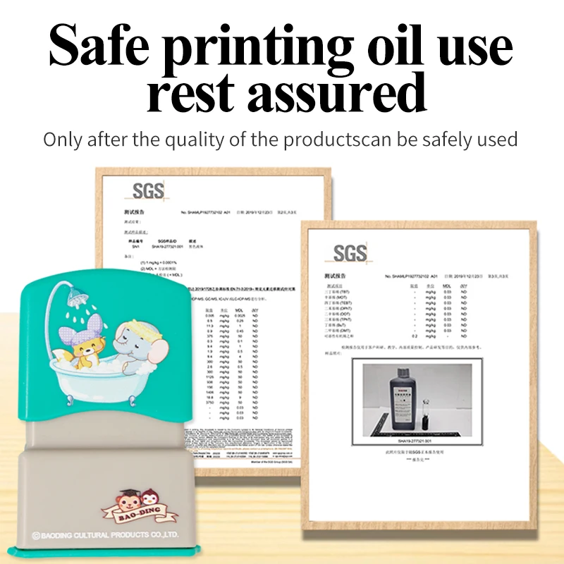 

Custom-Made Baby Name Stamp DIY For Children Name Seal Student Clothes Chapter Not Easy To Fade Security Name Stamp Sticker