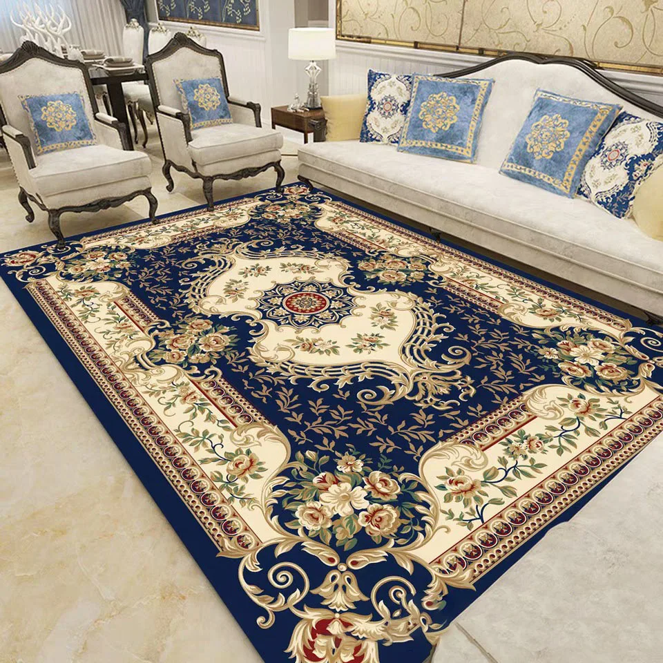 

walnut rug Home soft pro-skin European carpet easy to clean the living room bedroom aubusson European carpet retro Polyester