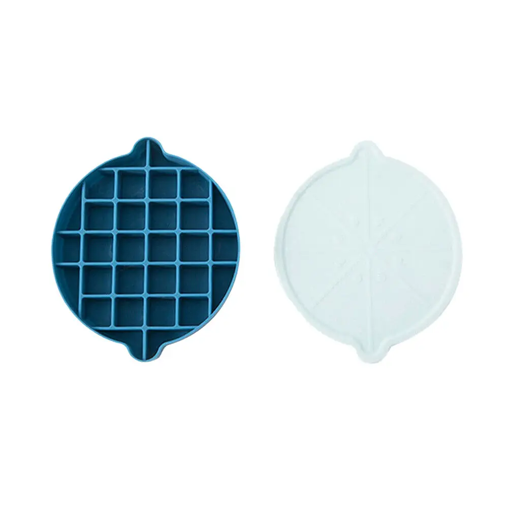 Высококачественная форма для льда решетки с крышкой Силиконовый поднос кухонные