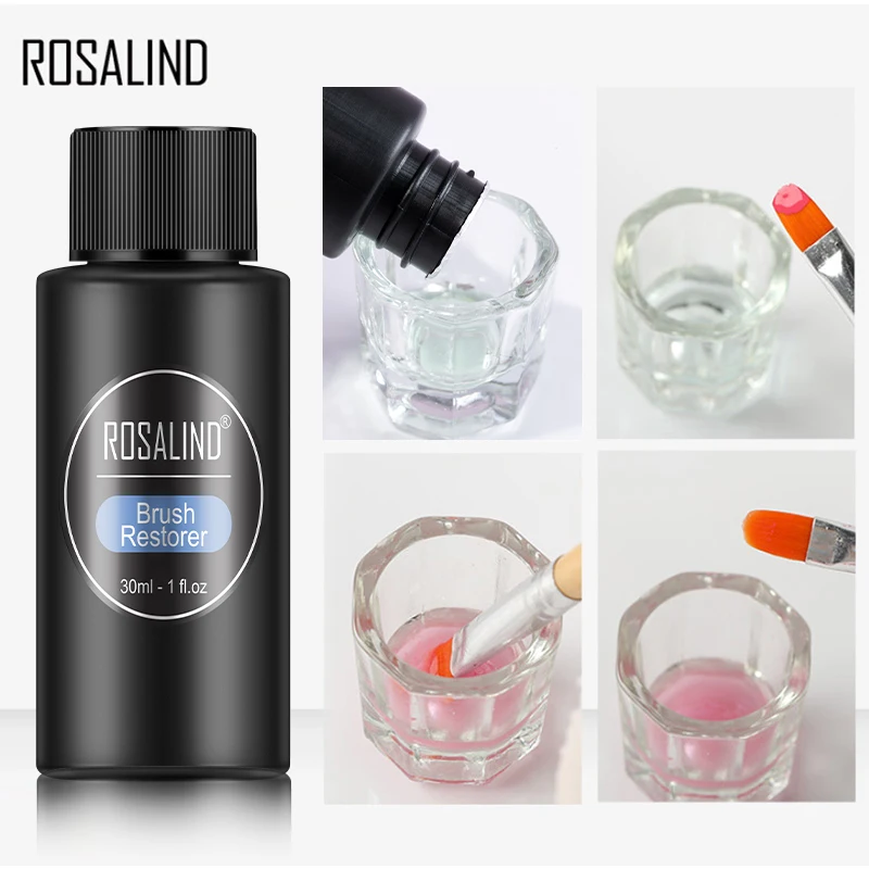 

ROSALIND 30ml Cleaning The Brush Water 1PCS Remove The Nail Gel Polish From The Brush Nail Art Tool