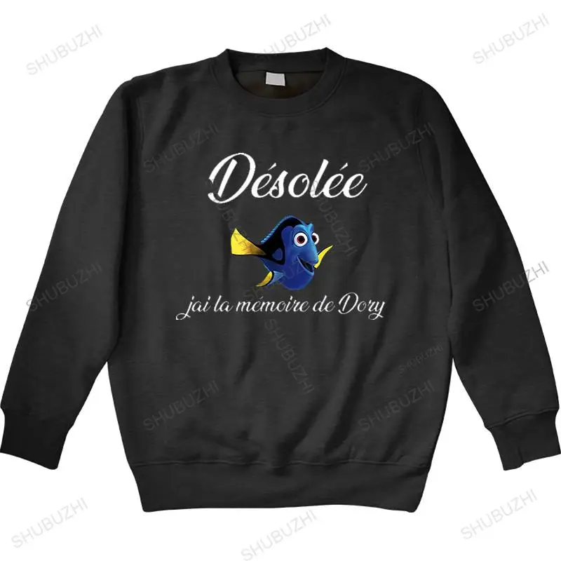 

warm sweatshirt men streetwear barnd hoody Desolee Jai La Memoire De Dory unisex thin style long sleeve cotton vintage hoodies