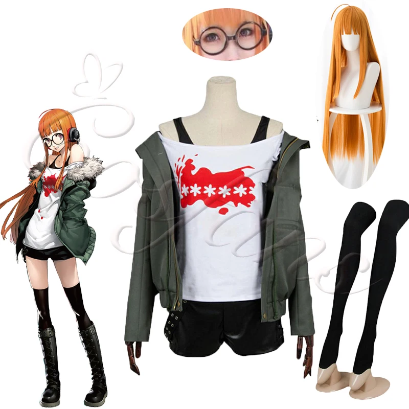 Игры персона 5 футаба Сакура Карнавальный костюм из телепередачи мастера меча