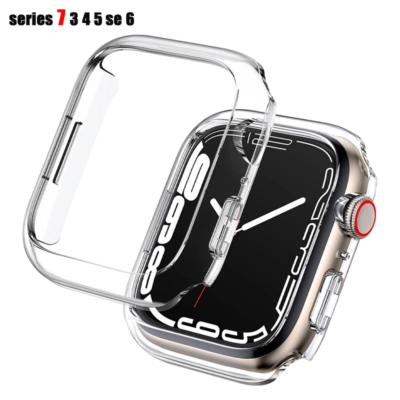 

Чехол для Apple Watch series 7 45 мм/41 мм 44 мм/40 мм/42 мм 38 мм