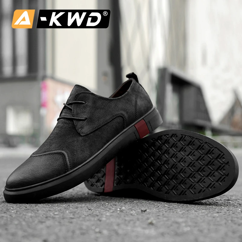 Слипоны повседневные мужские туфли кожаные Mocasin Hombre/простая кожаная обувь на