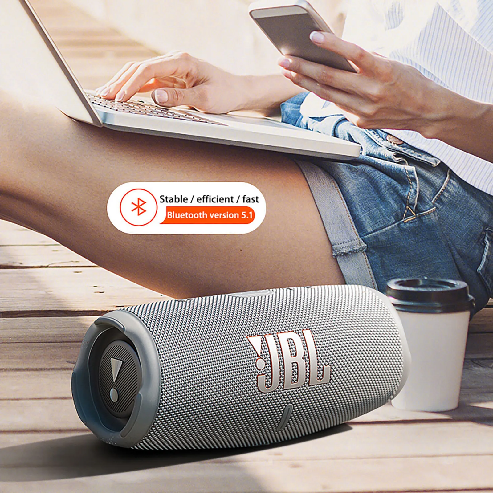 Оригинальный беспроводной Bluetooth-динамик для JBL Charge5 переносной с зарядкой 5 Ip67
