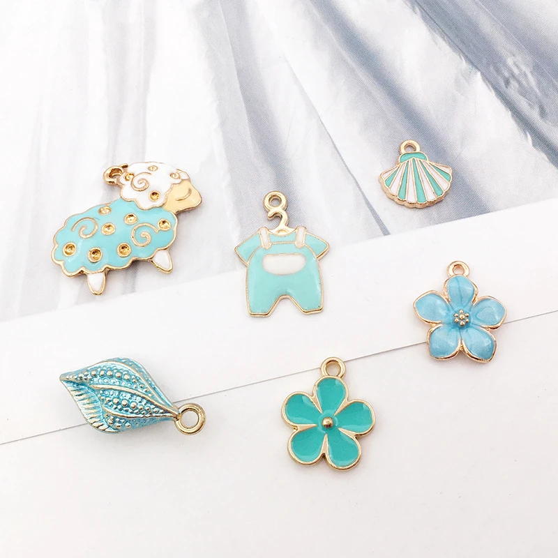 

31 Pcs Enamel Alloy Charm Mix Random Star Unicorn Necklace Pendants Fashion Jewelry Finding Bracelet Accessories