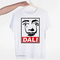 salvadore dali tribute t shirt s summer fashion unisex men and women tshirt cotton men tops tees street graphic tshirts
