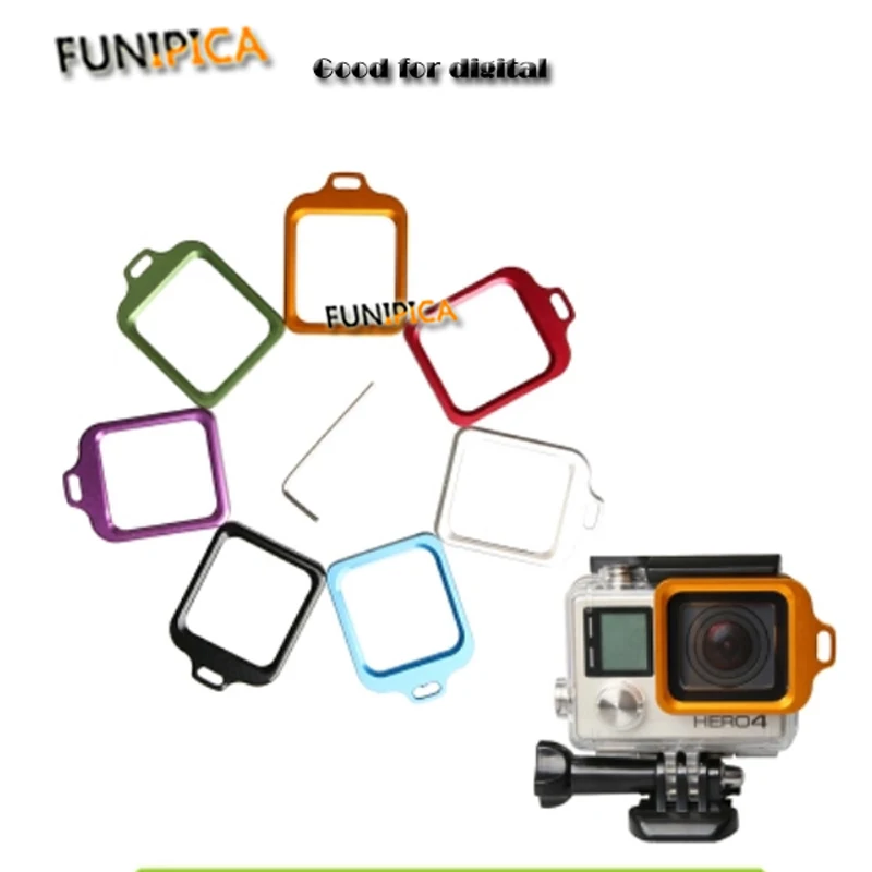 Новые аксессуары для камеры Gopro hero 3 +/4 кольцо объектива Gopro3 бесплатная доставка |