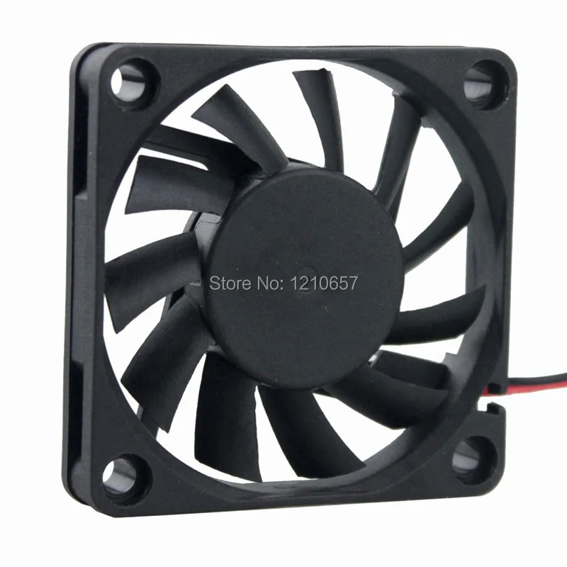 Мини охлаждающий вентилятор Gdstime 5 шт./партия В 12 24 2Pin 3Pin USB 60 мм 60x60x10 6010 постоянного