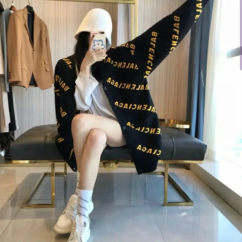 

Traf Cardigan for Women Women's Sweater Versible New Cardigan Sweater Cardigan Top 2020 New Girl with Loose V-neck Sleeve Style