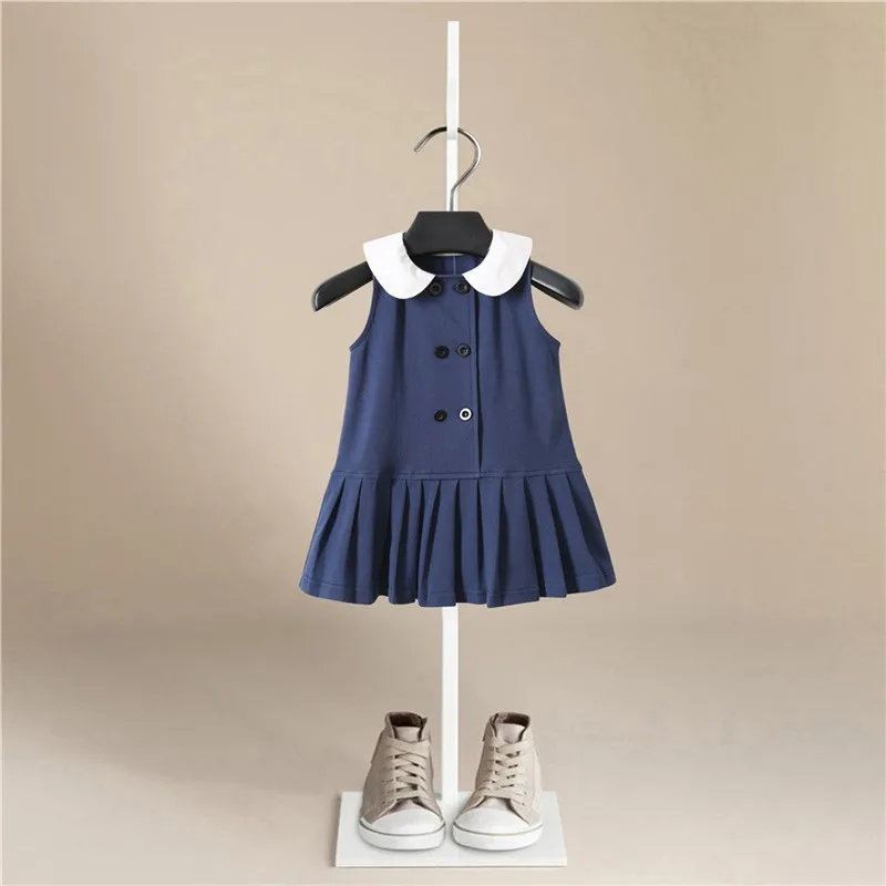 Baby Girls Dresses Clothes Kids Cotton Beach Patchwork Summer Brand Children Clothing Toddler Girl Dress 1-5Years | Детская одежда и