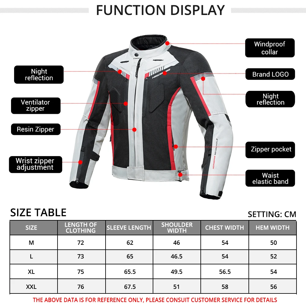 Мотоциклетная куртка HEROBIKER защитная Экипировка водонепроницаемая Мото Мужская