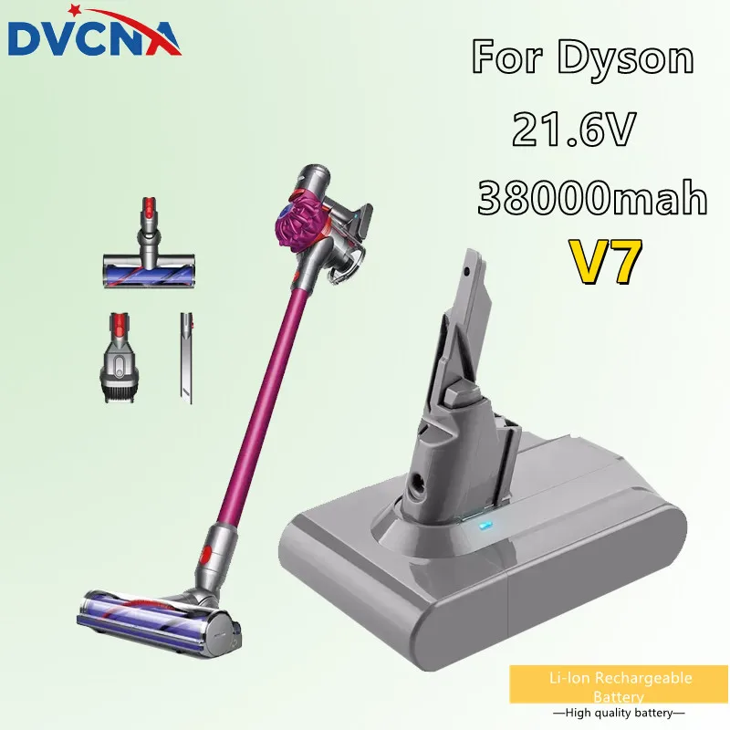 

Аккумулятор литий-ионный для пылесоса Dyson V7, 21,6 в, 38 Ач