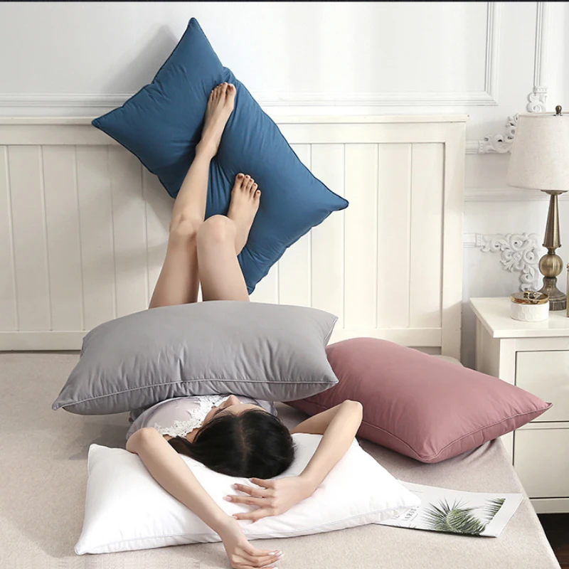 Подушка для дома в отеле 48X74 см взрослых одна защита шеи студентов мягкие подушки