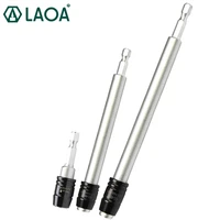 laoa 14 electric screwdriver extension rod alloy steel extension rod 60mm150mm300mm made in taiwan