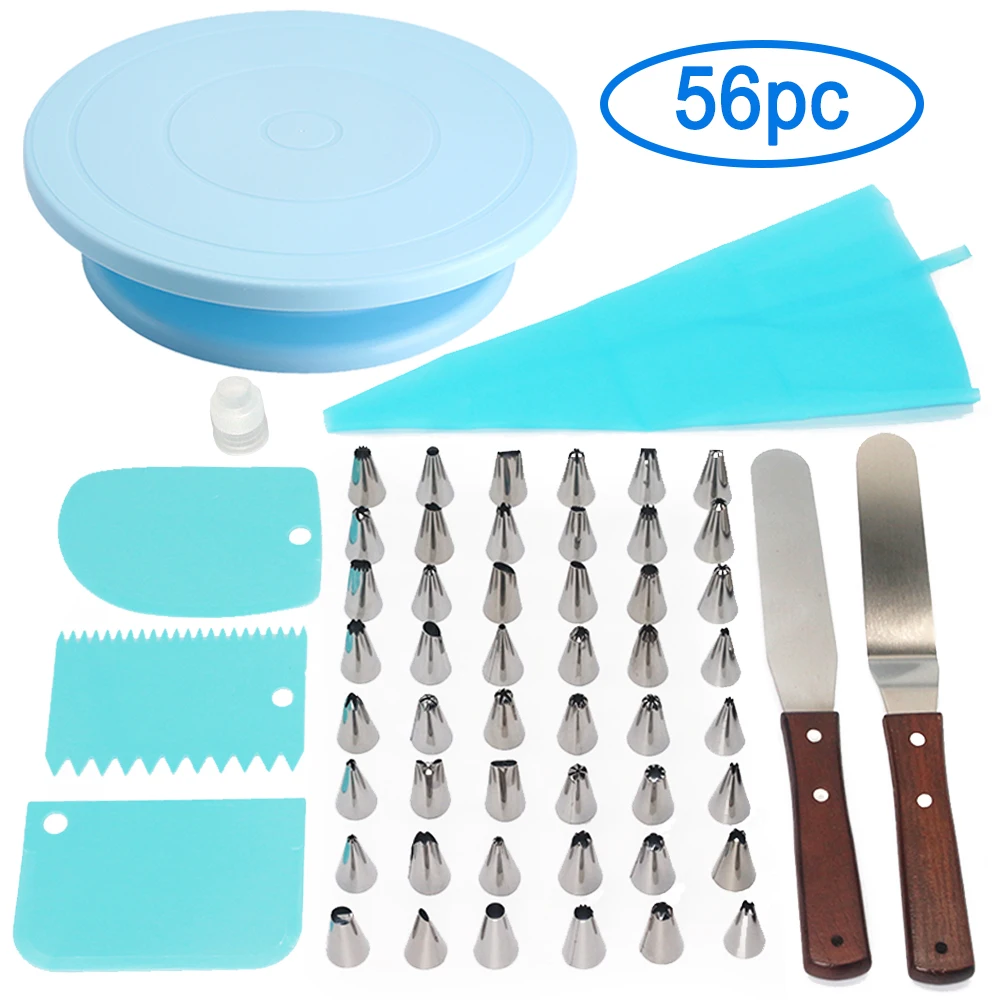 Пластиковая вращающаяся Нескользящая круглая подставка для торта набор