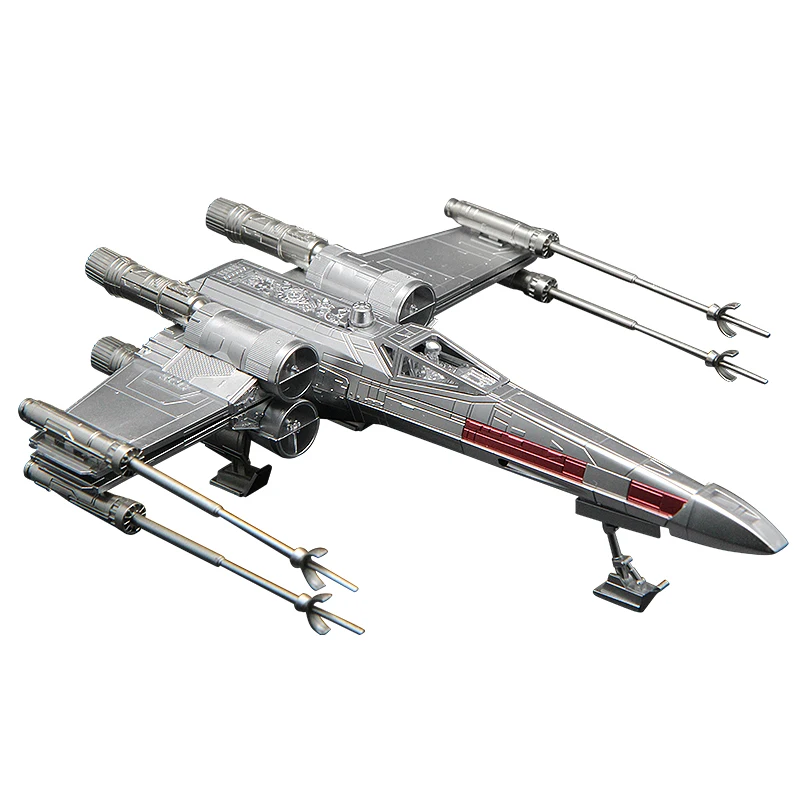 

Bandai Star Wars Serie Metal Color 1/72 X-Wing Fighter Mandalorian Kids Toys for Boys Gifts Montaje Model Toys Birthday Gifts