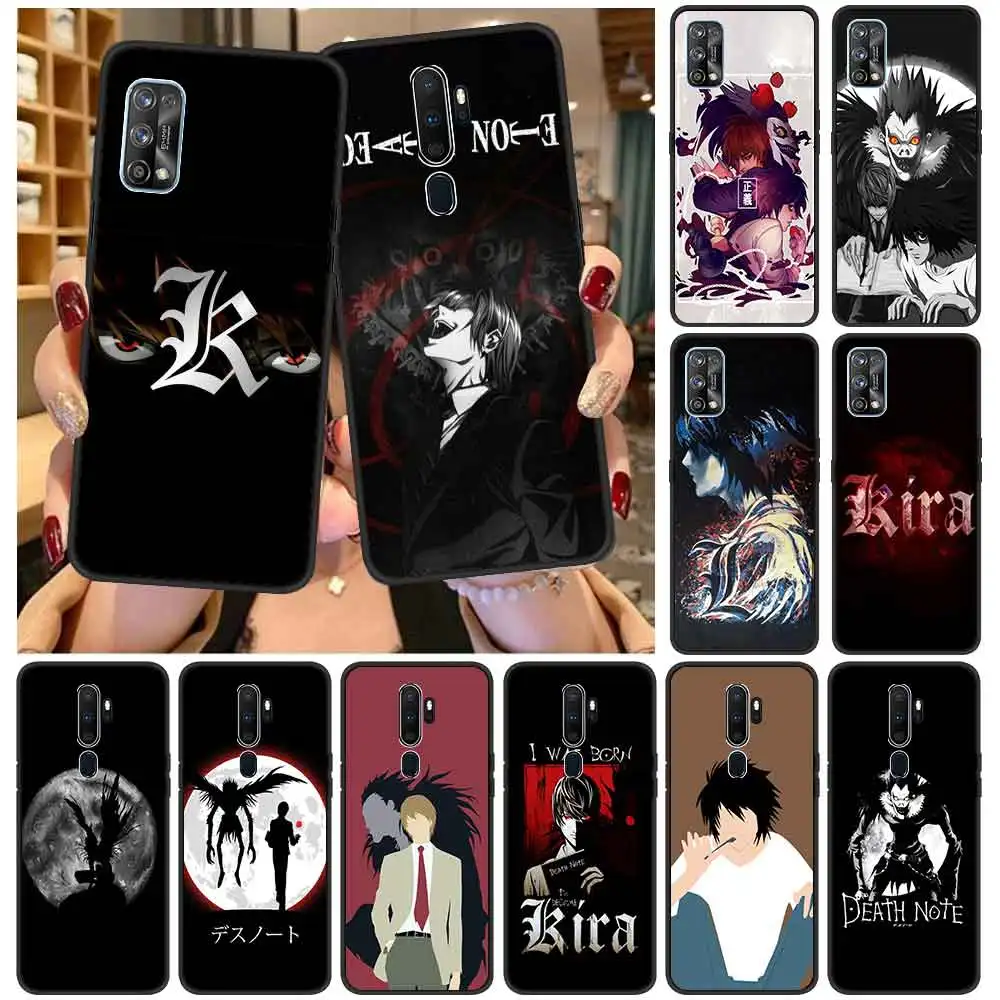 

Death Note Ryuk Kira Bag Fundas Phone Case For Oppo A52 A53 Silicone Soft Black Cover For Oppo A9 2020 Luxury Shockproof Shell