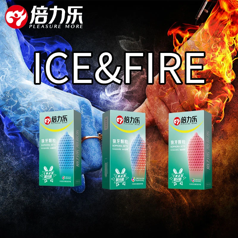 10 шт./упак. Льда и Огня шипованные презервативы презерватив большой горошек