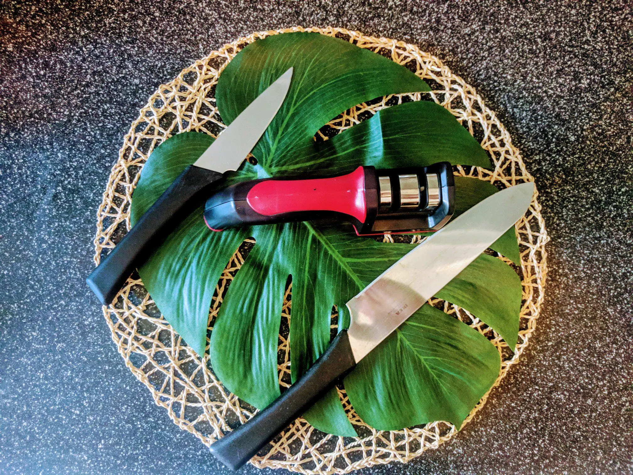 3-ступенчатая точилка для кухонных ножей профессиональный точильный камень