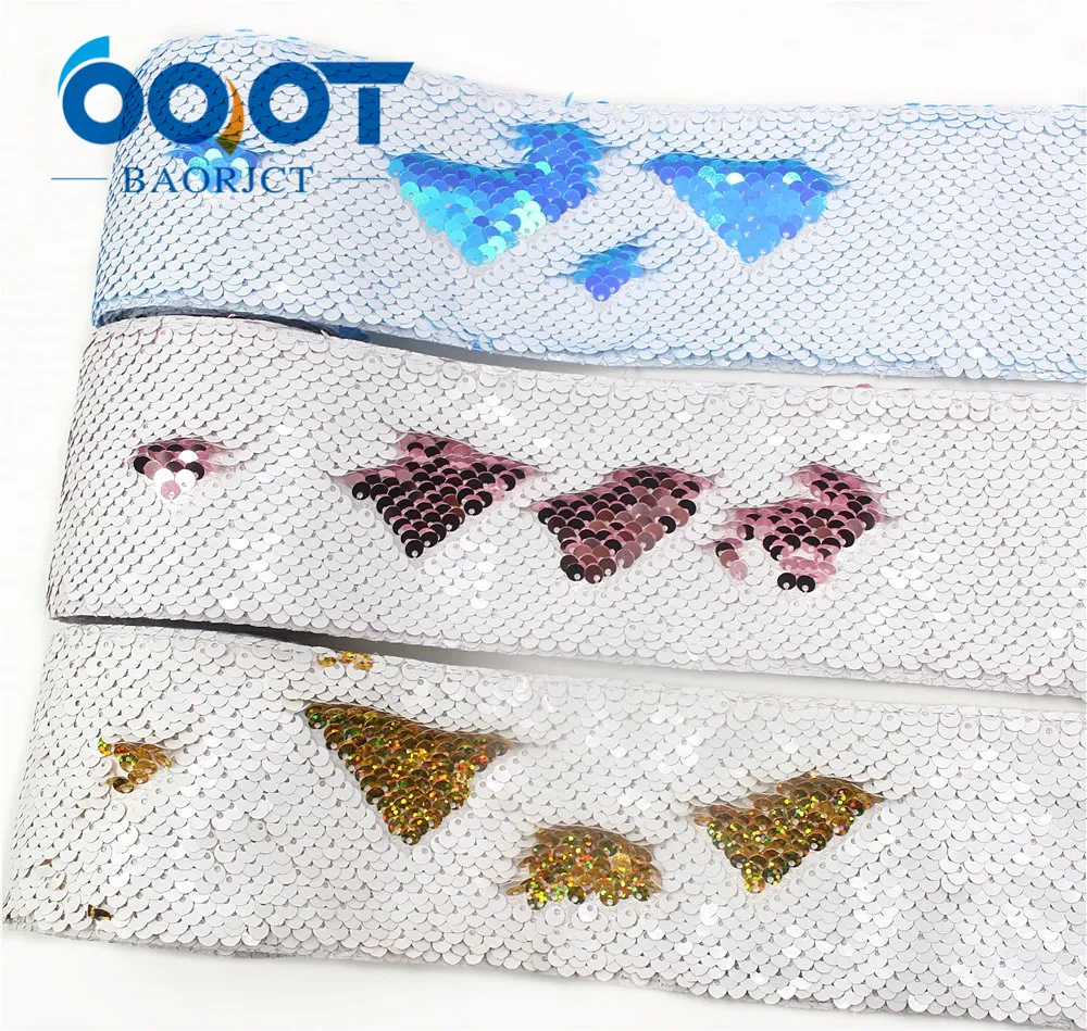 

Женская, однотонная Двусторонняя лента с блестками, блестящая женская лента 3 дюйма, материалы ручной работы «сделай сам», банты для волос, а...