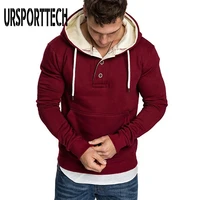 ursporttech mens hoodies sweatshirt 2020 new fashion casual solid slim fit long sleeve hooded zipper hoodie men sportswear m 3xl