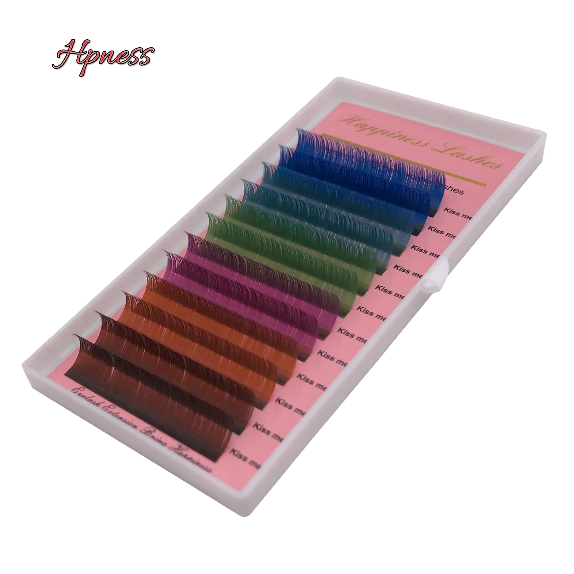 Накладные индивидуальные мягкие классические норковые ресницы 6 цветов