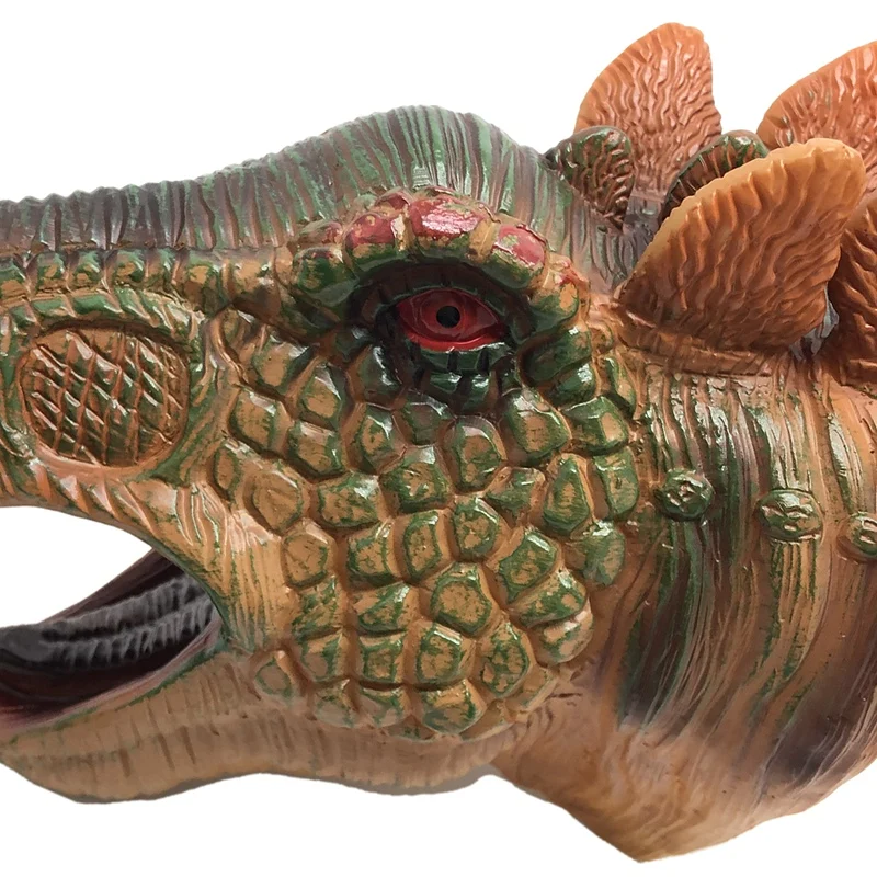 

Rubber Animal Head Hand Puppet Figure Toys Gloves Model Dinosaur Hand Puppet Toys for Children