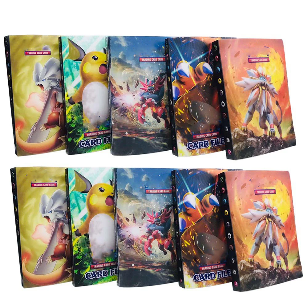 Альбом с 24 стилями для мультфильмов коллекция карт Pokemon альбом книга топ детей