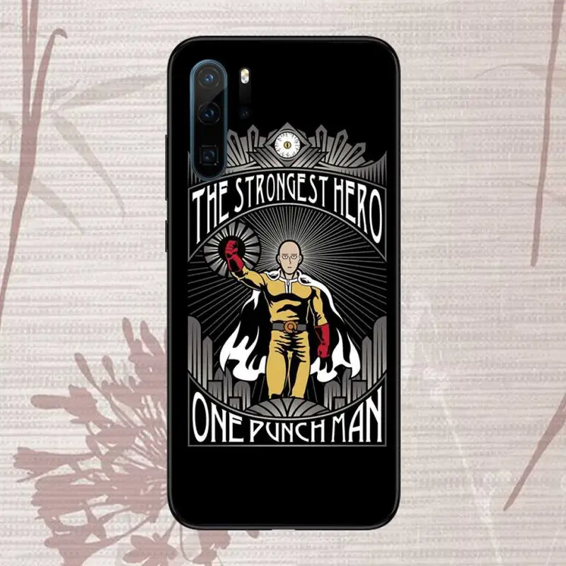 

Cartoon Anime One Punch Man Phone Case Funda For Huawei P9 P10 P20 P30 Lite 2016 2017 2019 plus pro P smart
