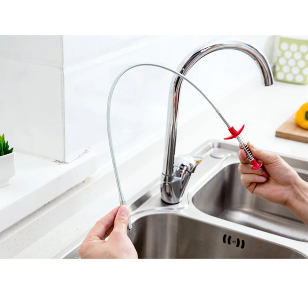 

60 Kitchen Drain Extractor Household Hair Remover for Daily Use