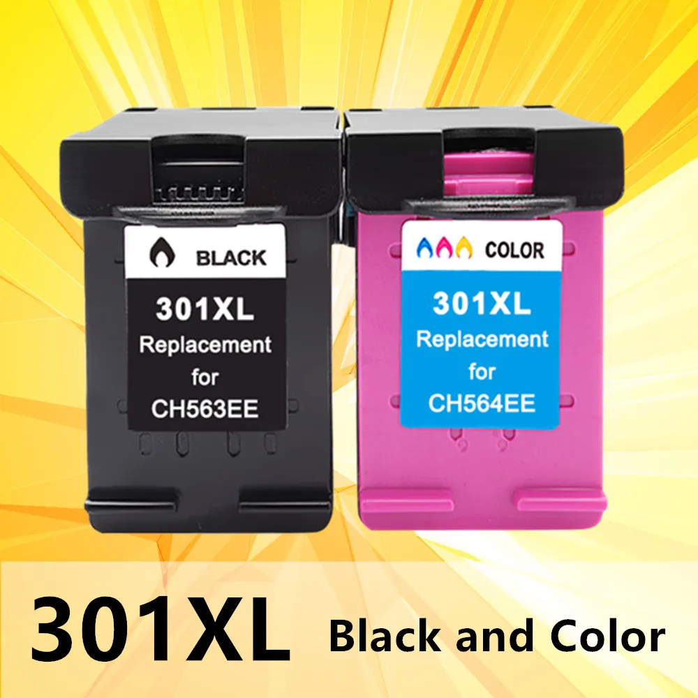 301XL чернильный картридж CH563EE & CH564EE для HP 301 xl hp Deskjet 1000 1050 2000 2050 2510 3000 3054