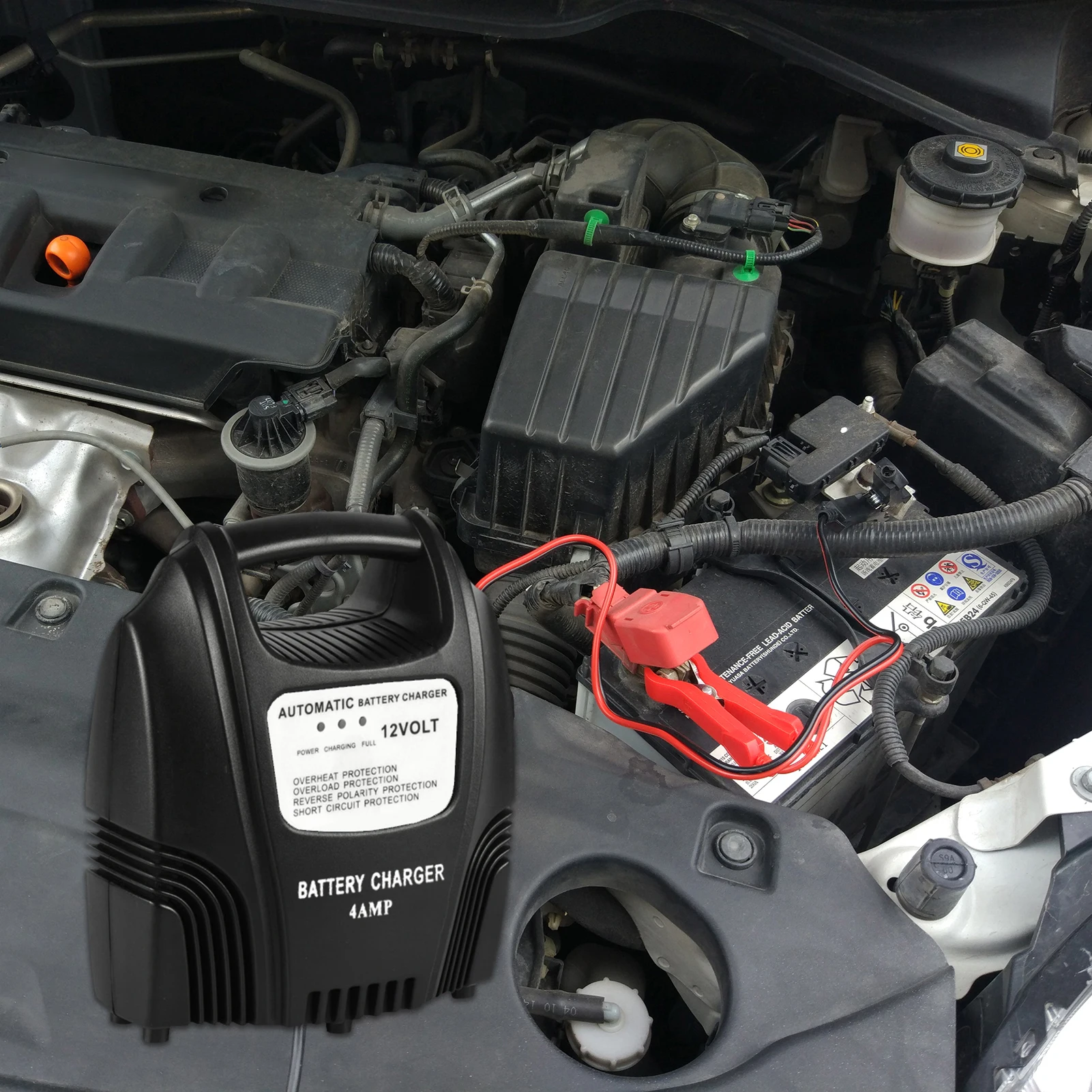 

12V 24V Car Lead Acid Battery Chargers Auto Motorcycle Truck Smart Fast Battery Charger Fully Automatic Charge