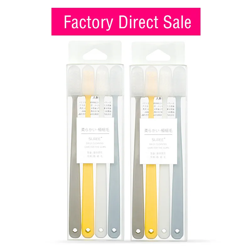 Зубная щетка с баннером ультрамягкой щетиной уход за полостью рта Глубокая
