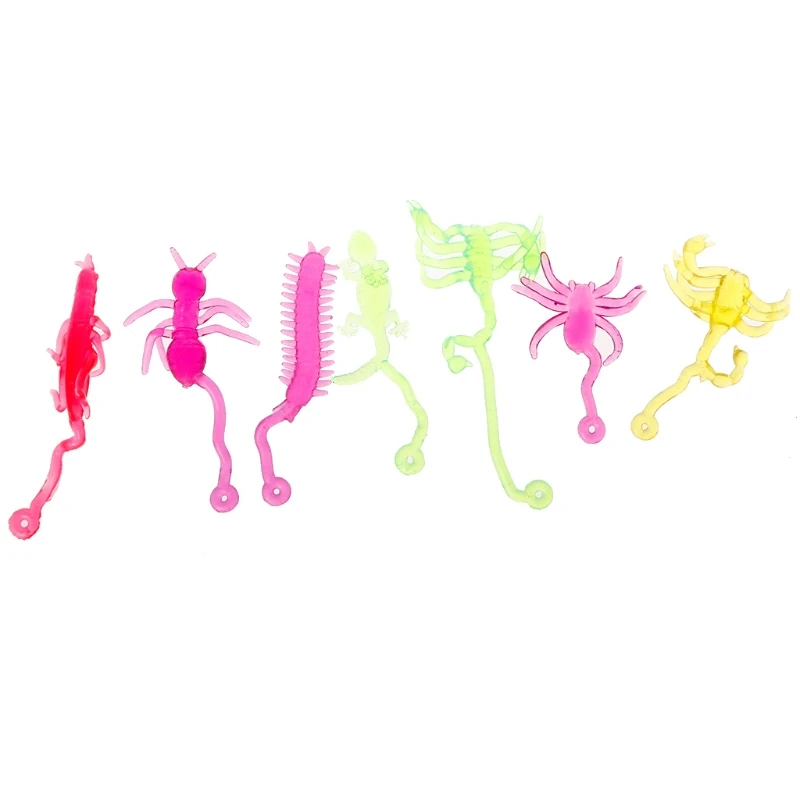 

Sticky Wacky Insect Classic Funny Kids Toy Wall Climbing Animal Doll Party Favor