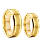 Уникальные золотые кольца из карбида вольфрама для мужчин и женщин, обручальное кольцо Альянса 6 мм8 мм