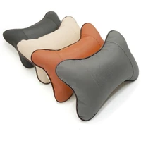 neck pillow car seat pillow headrest for all season leather cushion support head neck pillow auto products car accessories