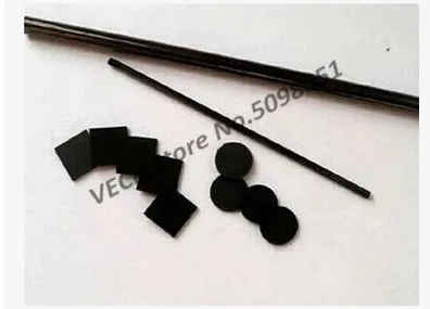Folha de Carbono Assy do Eletrodo de Carbono Glassy Quadrado da Placa de Carbono Peças e acessórios p/ instrumentos