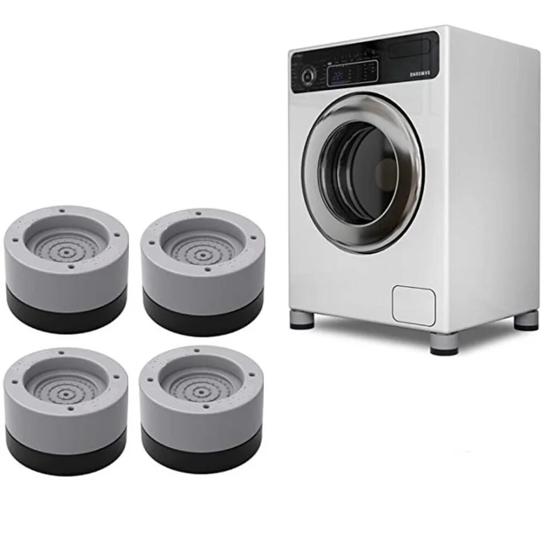 

New Washing Machine Shock-proof Booster Cushion Universal Refrigerator Base Shock-absorbing Silent Non-slip Mat