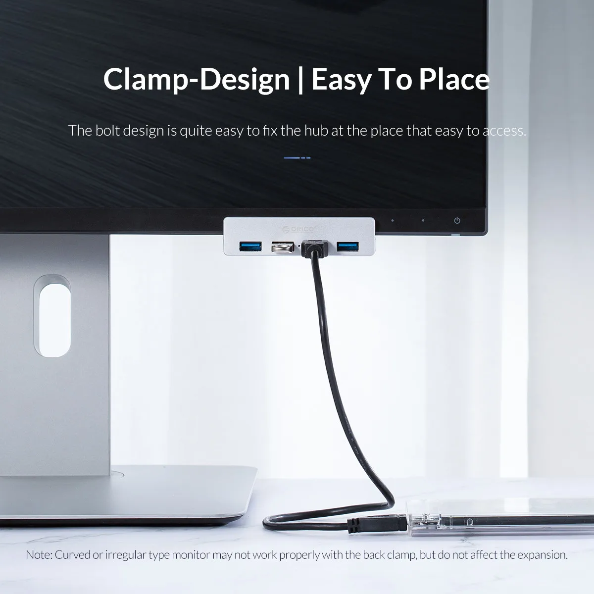 ORICO алюминиевый 4 порта USB 3 0 клипса концентратор с источником питания высокая