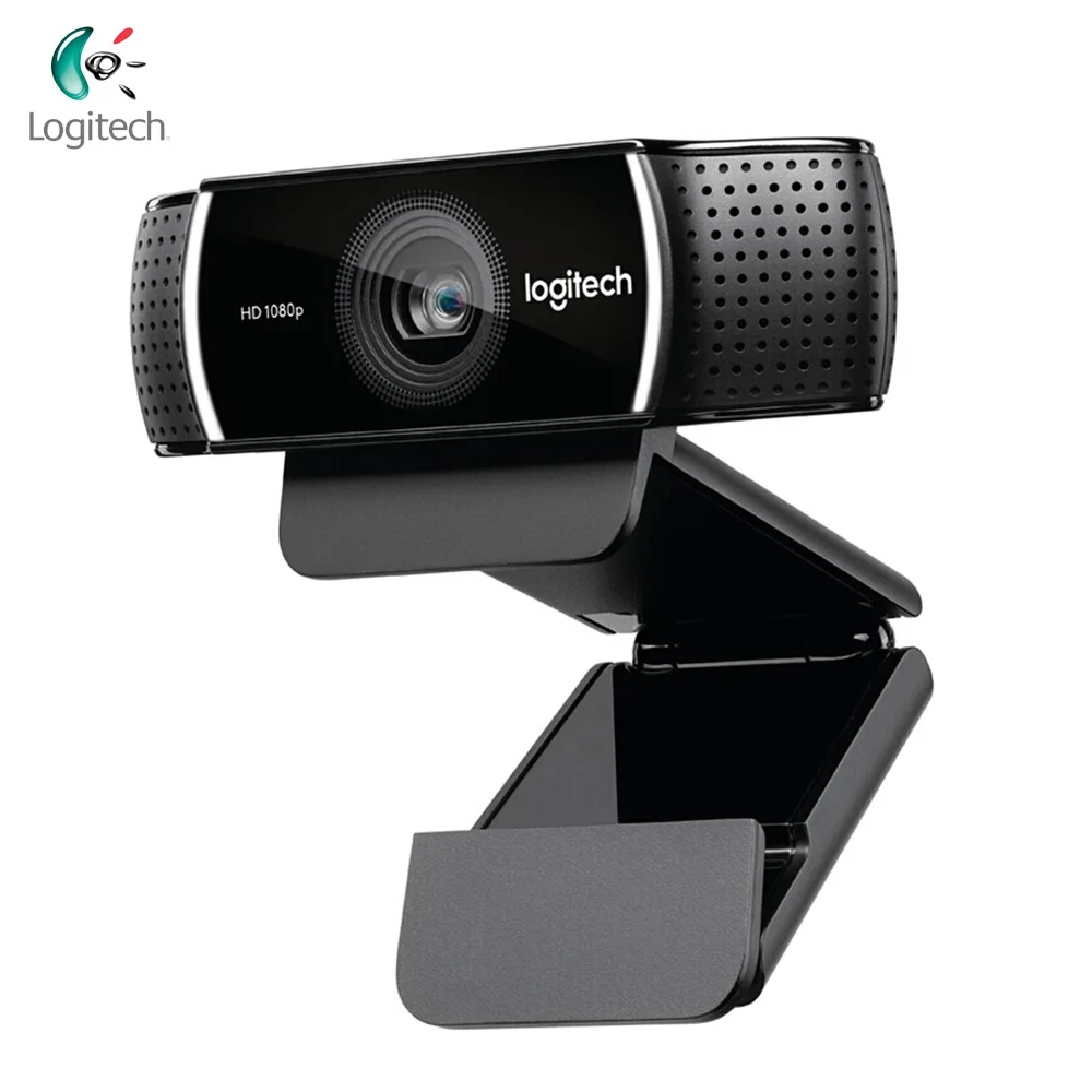 Веб-камера logitech C922 PRO 1080P Full HD видео поток Автофокус анкер веб-камера фоновый переключатель Встроенный двойной микрофон со штативом