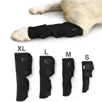 1pc dog canine rear leg knee brace hock joint wrap for heals and prevents injuries and sprains helps with loss of stability