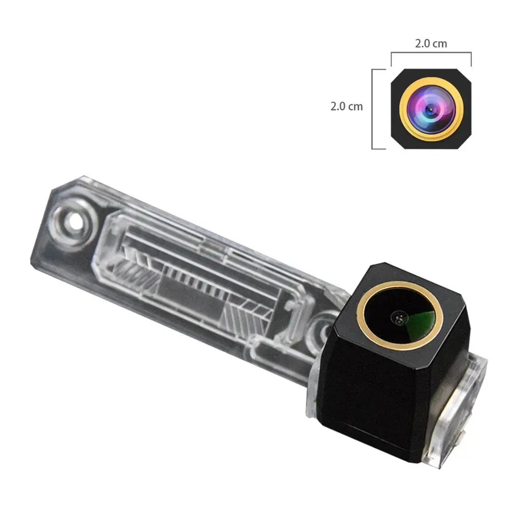 Золотая камера заднего вида HD 1280x720p для VW Caddy MK4 GOLF R32 Passat B5 B6 Golf IV/ Plus Sharan Touran T5 Skoda