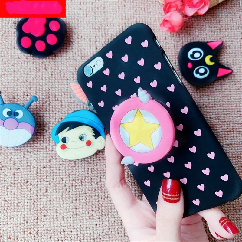 Мультяшная розетка Универсальный мобильный телефон кольцо хаудер подушка