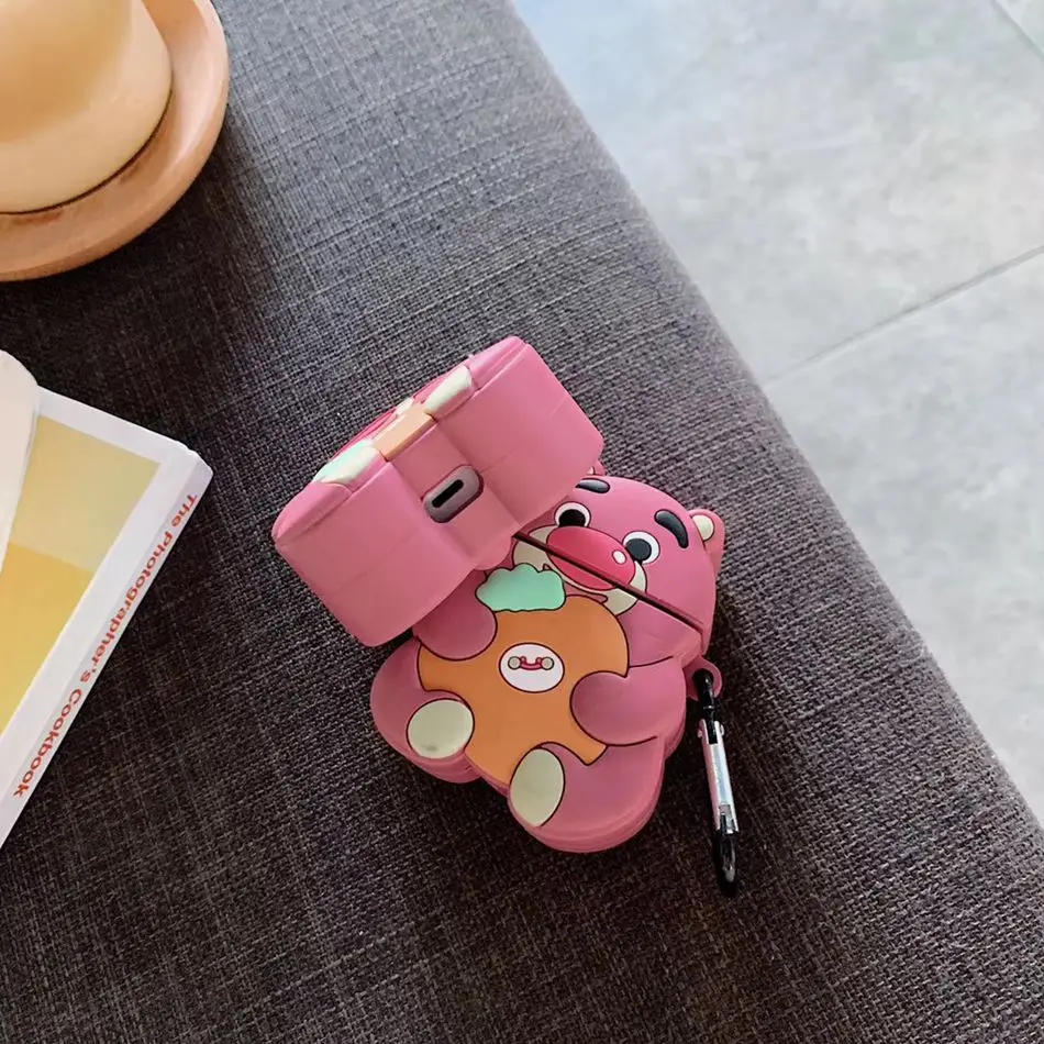 Чехол для наушников для Airpods, силиконовый чехол, Мультяшные милые чехлы для наушников для Air Pods, чехол s для Apple, Earpods, наушники, аксессуары 2