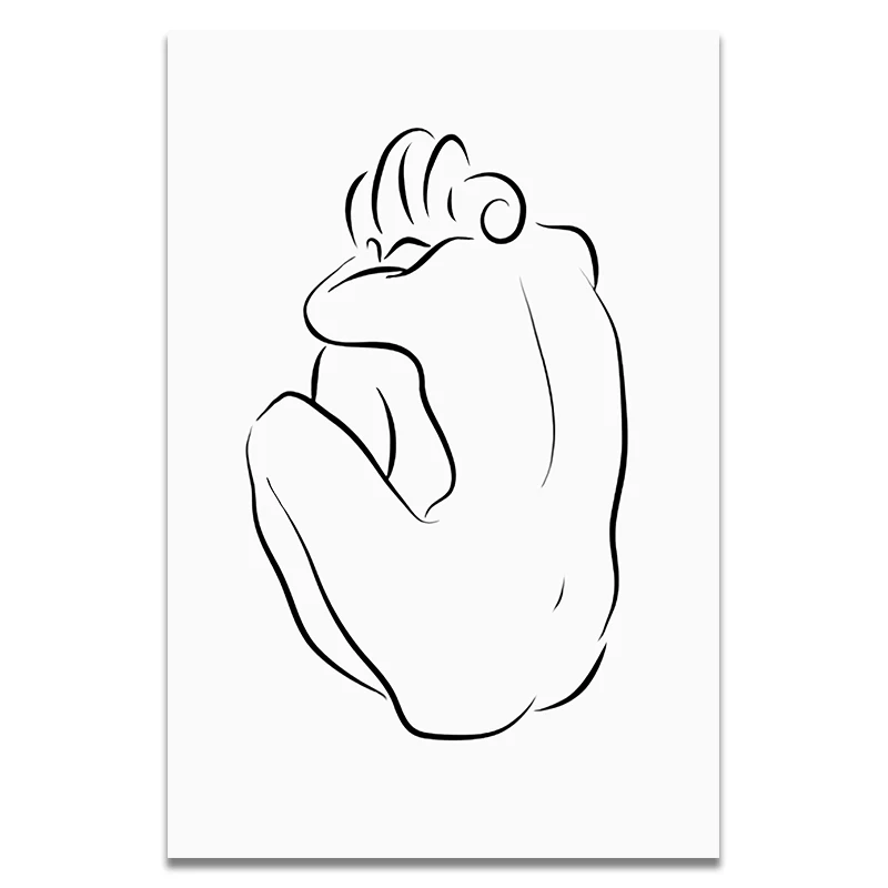 

Mattis Line Art, Statue Head Venus of Milos Abstract Sketch Vouge Poster and Print Canvas Print Wall Picture Decor bilder obrazy