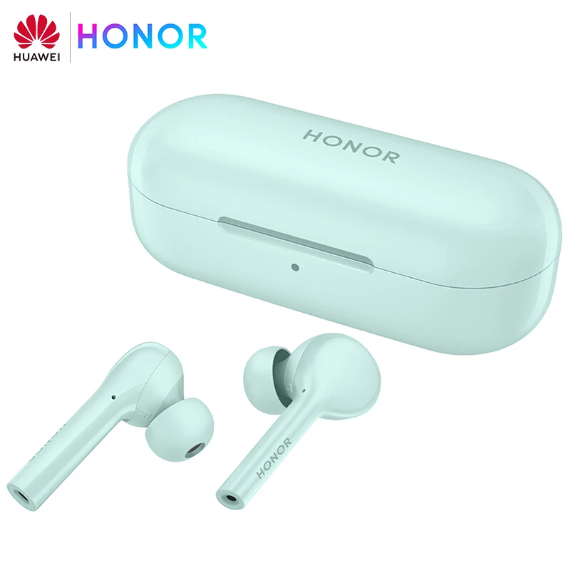 Huawei Honor Flypods Lite, беспроводные наушники, Hi-Fi, водонепроницаемые, IP54, управление нажатием, Беспроводная зарядка, Bluetooth 4,2, зеленый - Цвет: Blue
