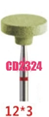 CD2324 1 шт. Стоматологическая лаборатория керамика алмазный камень шлифовальные станки циркония полный porcelian коронки полировщик быстрая полировка идеальный эффект - Цвет: CD2324