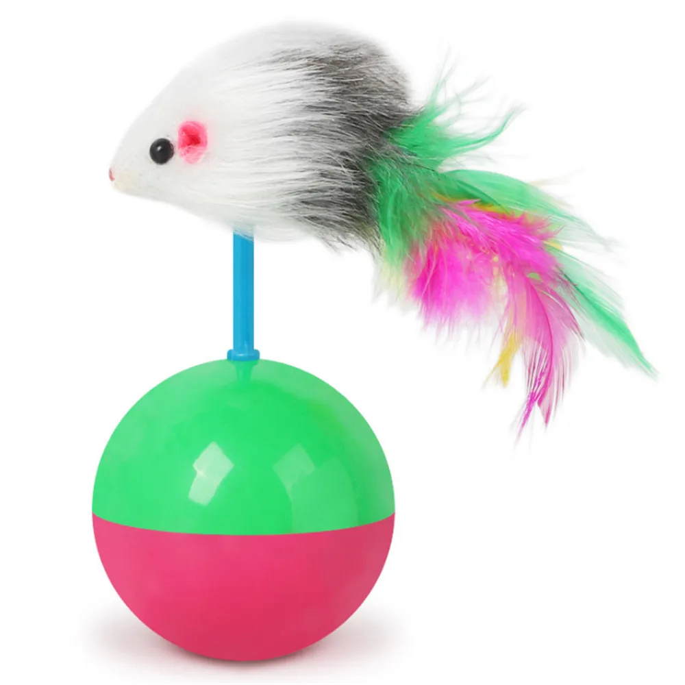 Новые прочные игрушки для кошек Mimi любимая меховая мышь тумблер котенок кошка